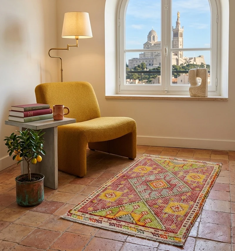 Kilim ancien Cicim – 88 x 46 cm
