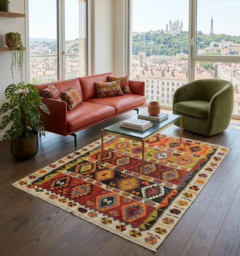 Kilim ancien Konya – 180 x 150 cm