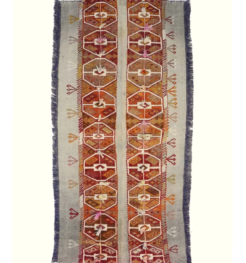Kilim ancien Cuval – 128 x 58 cm