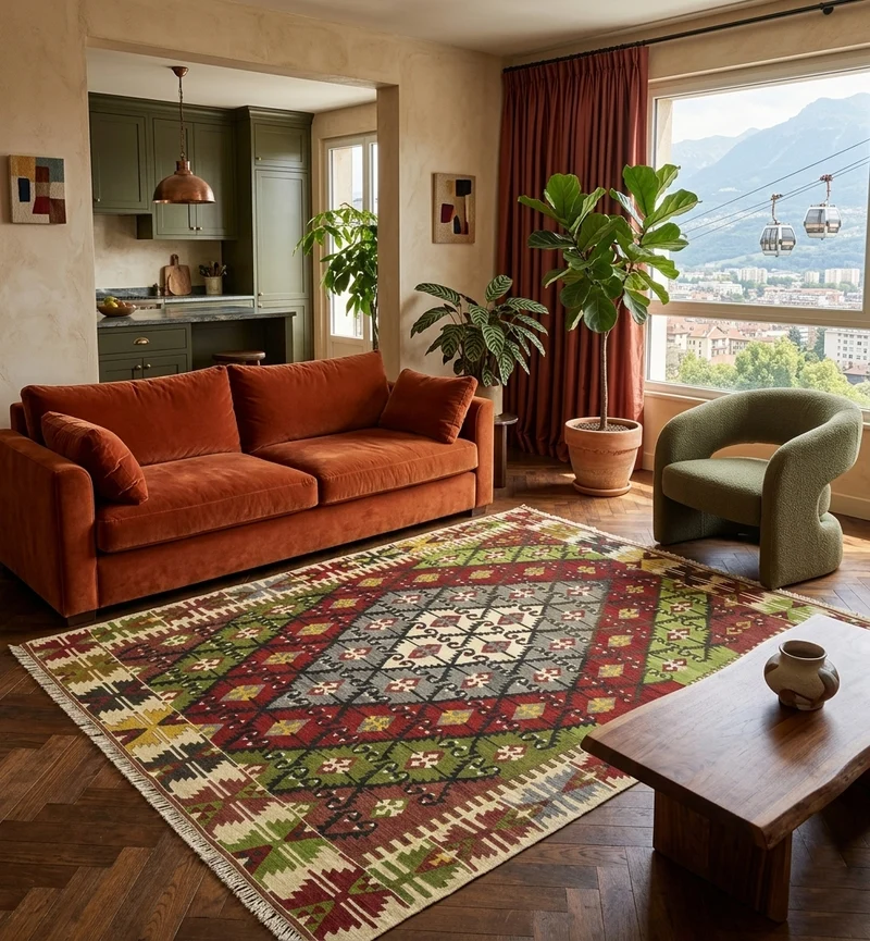 Kilim ancien Camardi – 220 x 158 cm