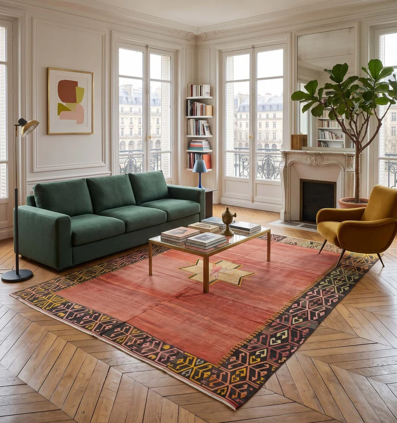 Kilim ancien Adana – 270 x 218 cm