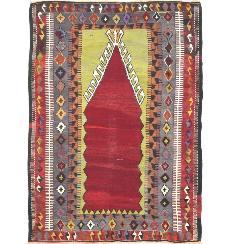 Kilim ancien Obruk - 190 x 145 cm