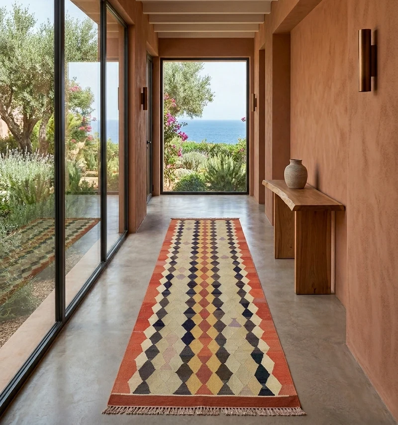 Kilim ancien Yozgat - 288 x 78 cm