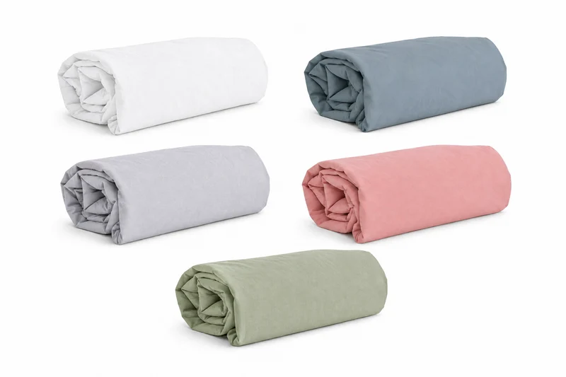 Drap Housse Percale de Coton 65 fils/cm²