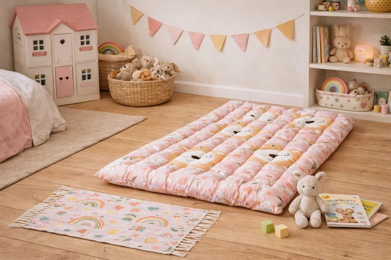 Matelas de Sol Enfant Rose - Douceur & Confort