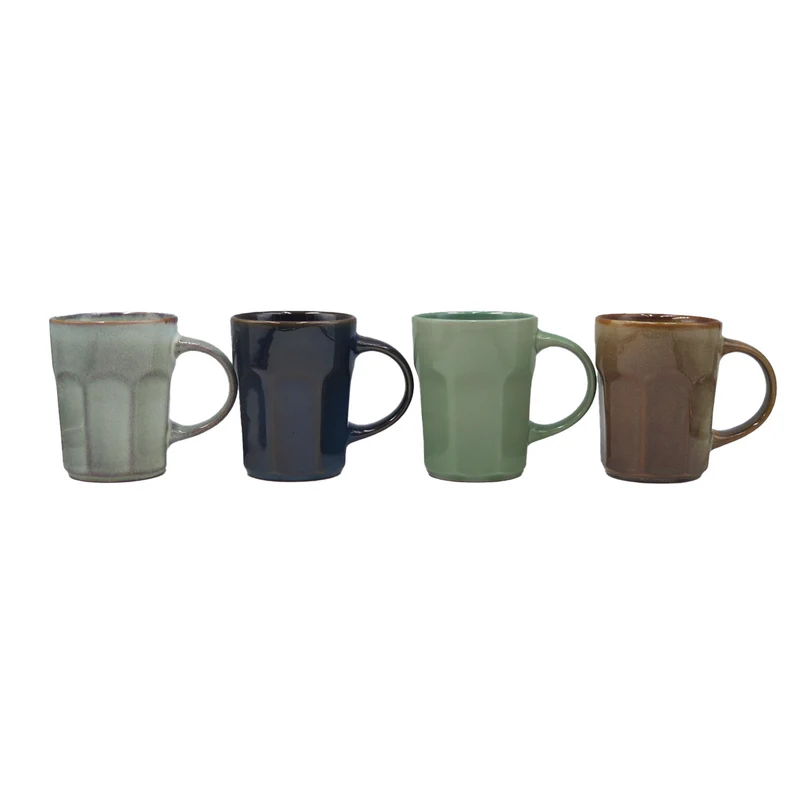 Set de 4 mugs cote D8,1 H9,5cm 018201